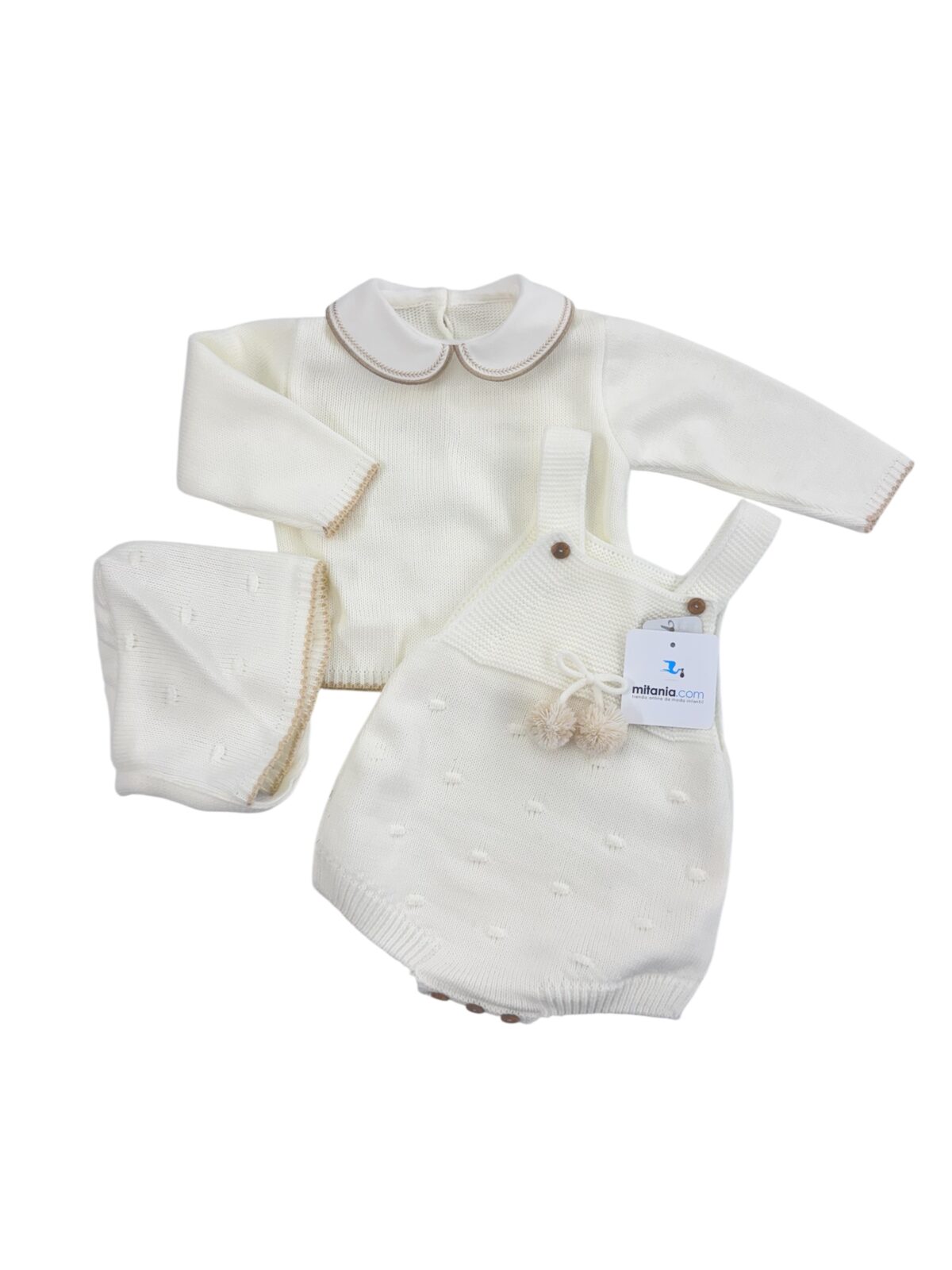 CONJUNTO DULCE BEIGE (0/3meses)