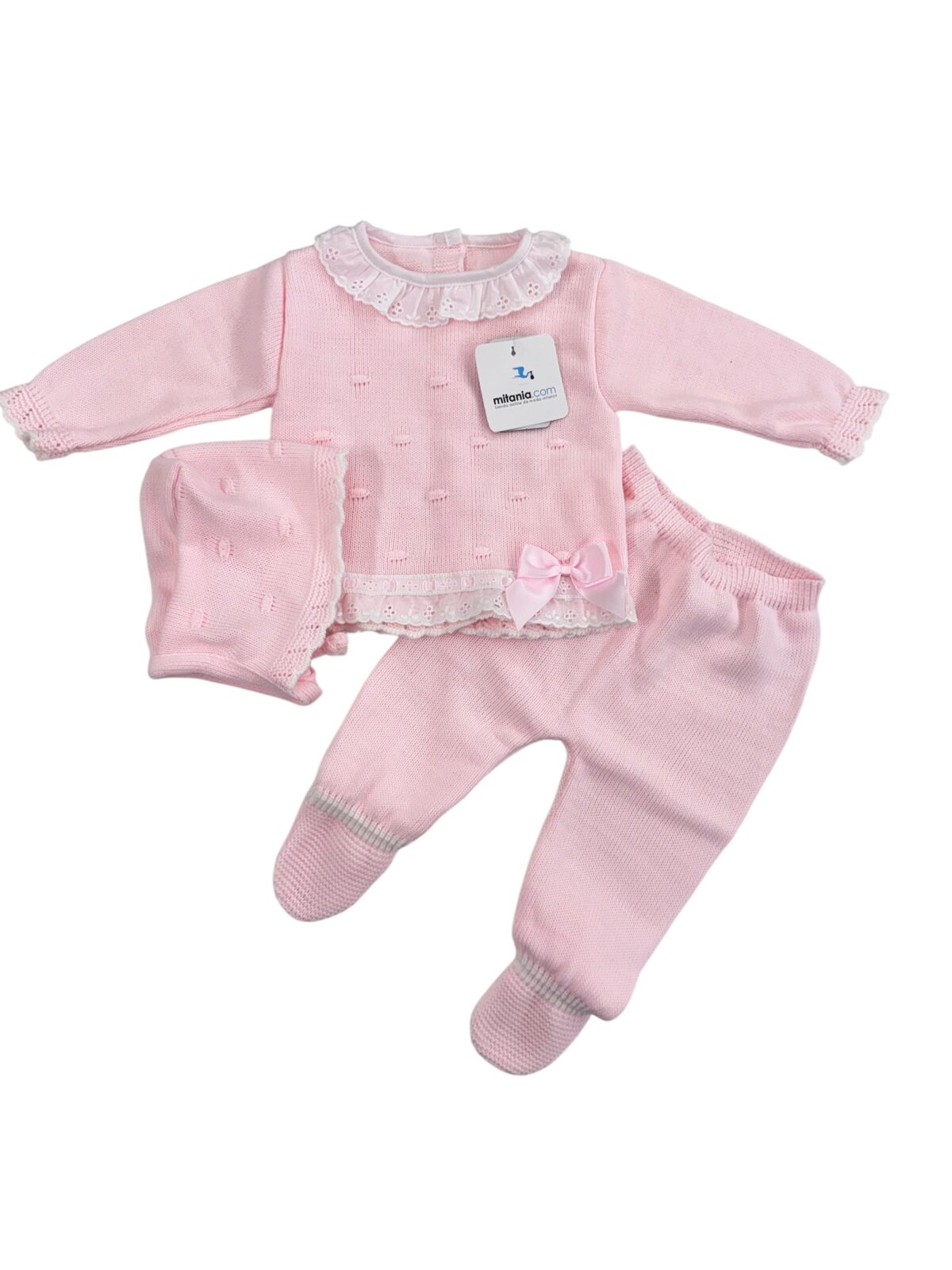 CONJUNTO BODOQUE ROSA (0/3meses)