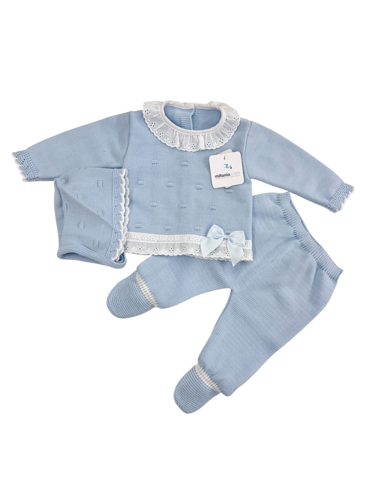 CONJUNTO BODOQUE CELESTE (0/3meses)