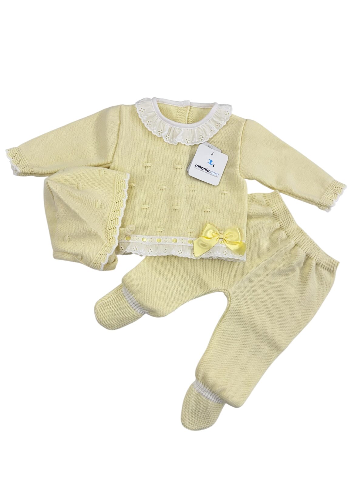 CONJUNTO BODOQUE AMARILLO(0/3meses)