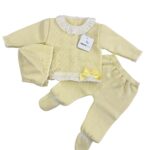 CONJUNTO BODOQUE AMARILLO(0/3meses)