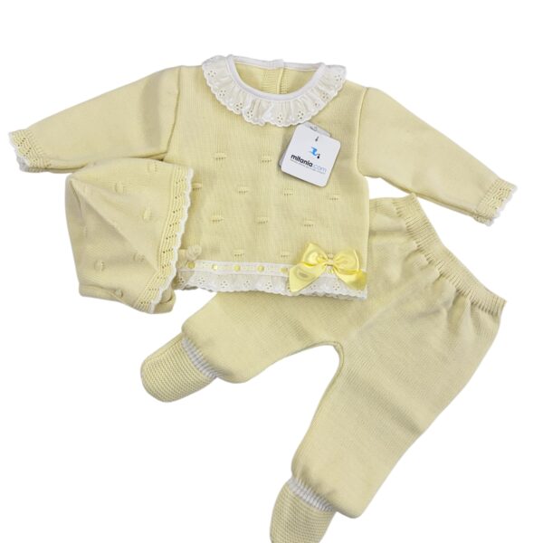 CONJUNTO BODOQUE AMARILLO(0/3meses)