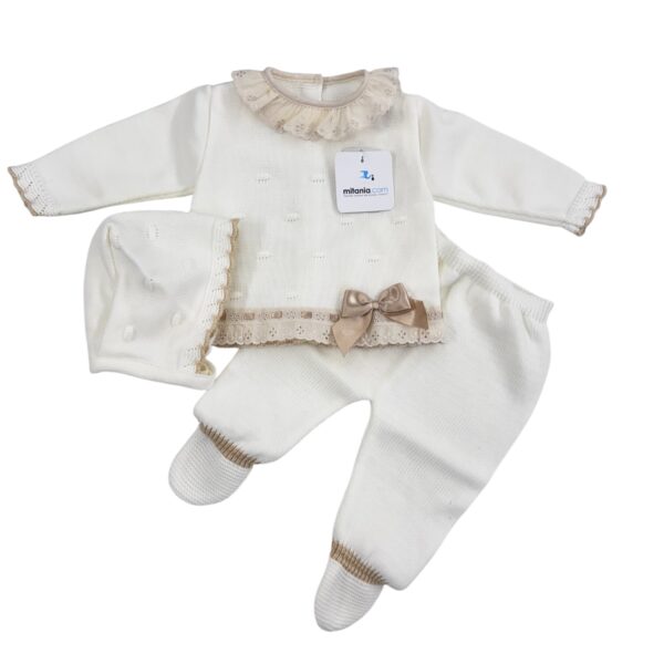 CONJUNTO BODOQUE BEIGE (0/3meses)